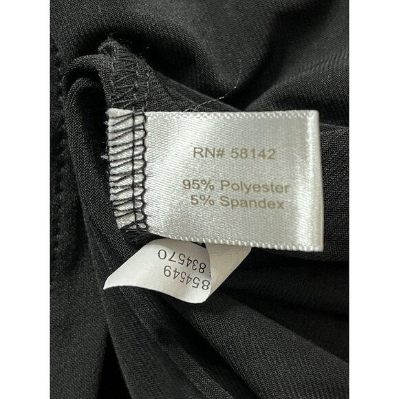 Boston Proper Muse Black Maxi Dress Women’s Small Sleeveless Ruched Hem - Picture 7 of 14